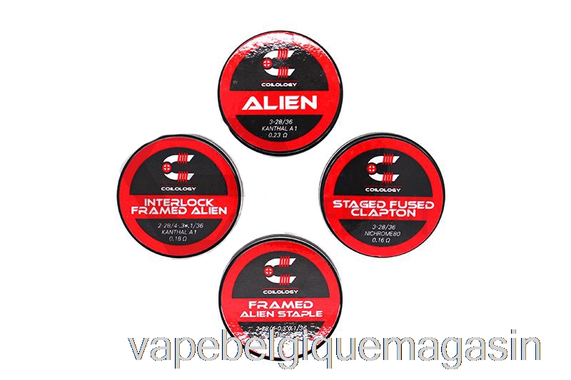 Vape Jetable Coilology Performance Bobines Préconstruites Interlock Encadrées Alien - 0.12ohm Ka1